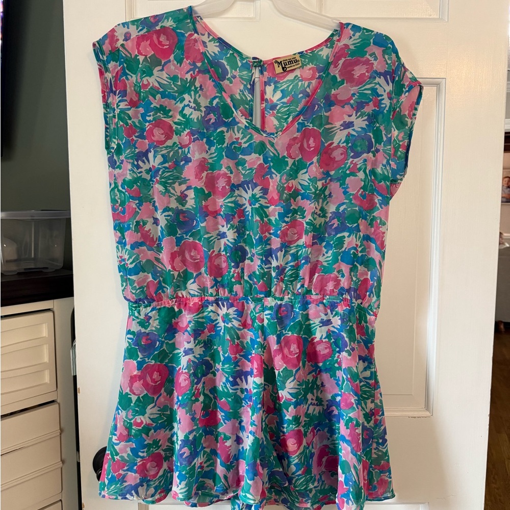 Floral V-Neck romper
